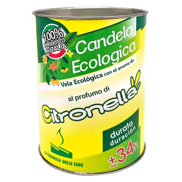 Candele Alla Citronella 'Eco' Ø Cm 6X8H