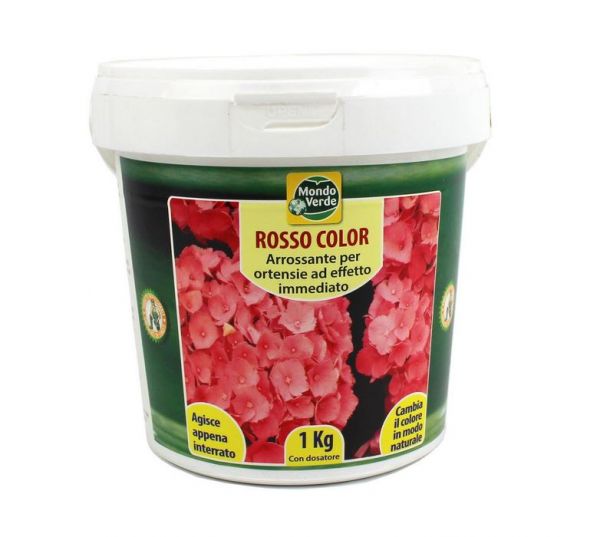 Colorante Arrossante per ortensie Rosso Color 1 kg - Mondo Verde