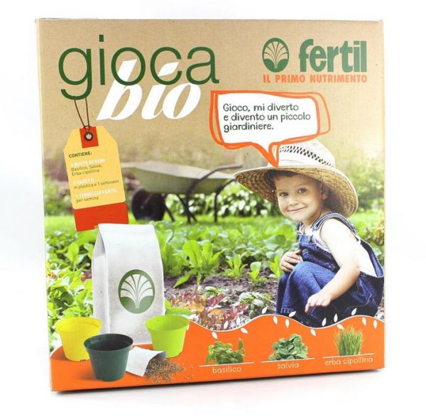 Kit giardinaggio per bambini Gioca Bio - Fertil 