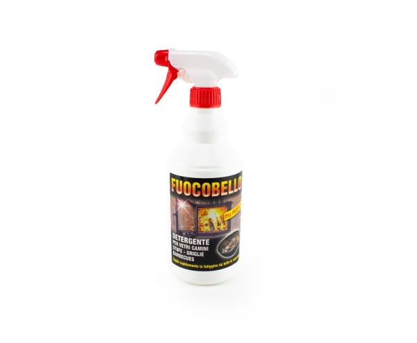 Spray per pulizia vetri stufe e camini FuocoBello 750 ml