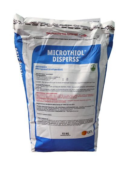 Fungicida a base di Zolfo UPL MIcrothiol Disperss 15 kg