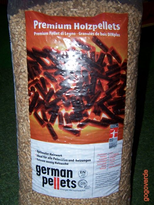 Pellet German Pellets Per Riscaldamento 15kg X 66 Pz Gogoverde