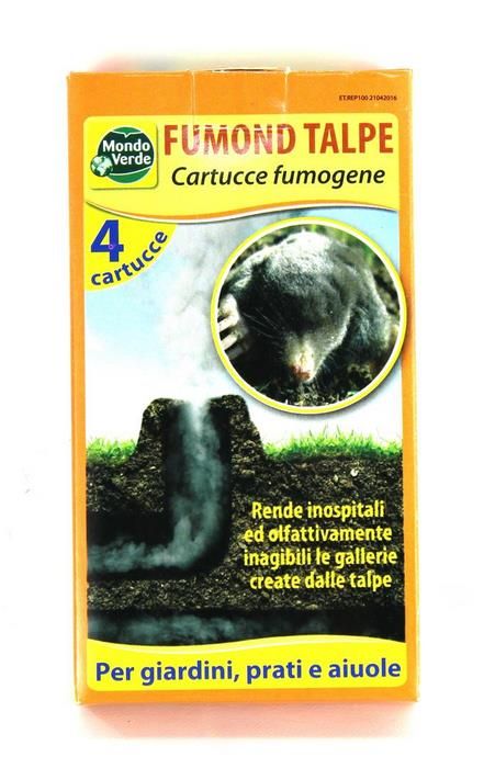 4 Fumogeni Scaccia Talpe Dissuasore per Talpa